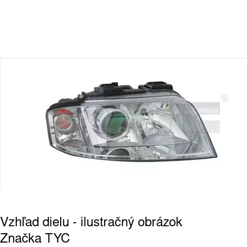 Hlavný reflektor POLCAR 1327108E