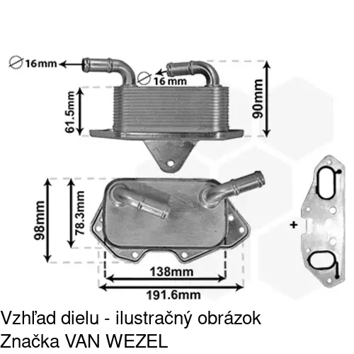 Chladiče oleja POLCAR 1335L8-1 - obr. 4