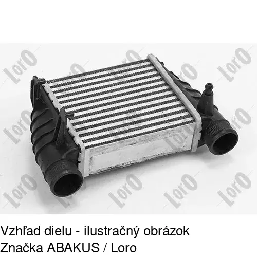 Chladiče vzduchu (Intercoolery) POLCAR 1336J8-3 - obr. 3