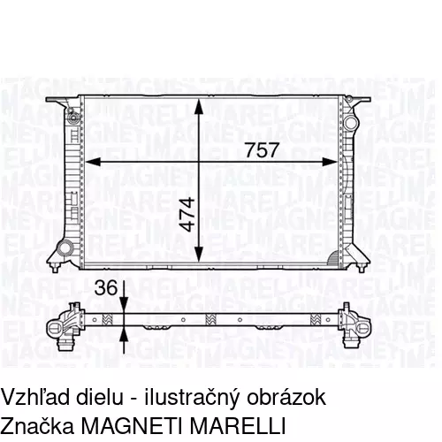 Chladiče vody POLCAR 133708-5