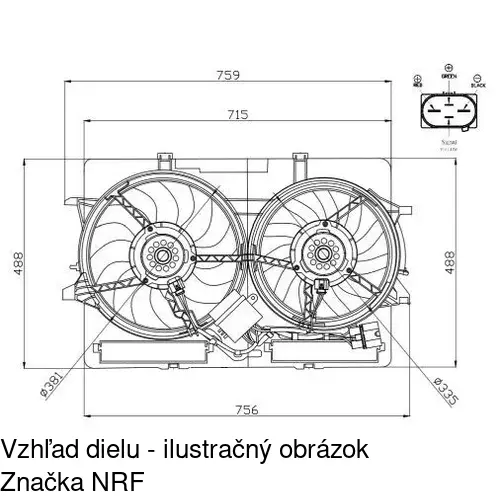 Ventilátor bez krytu / podpery POLCAR 133723U2 - obr. 5