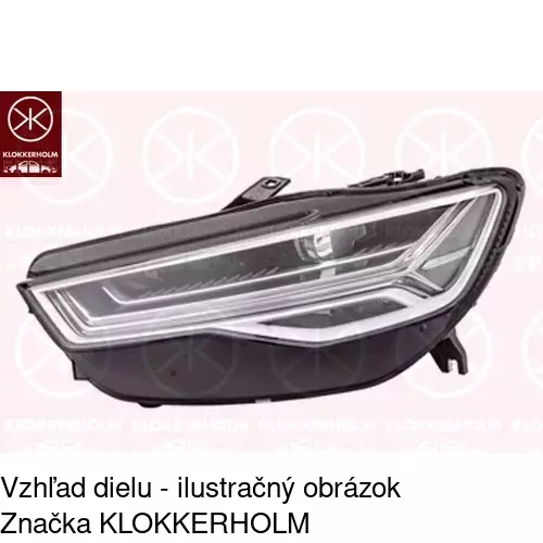 Hlavný reflektor POLCAR 13E2091H