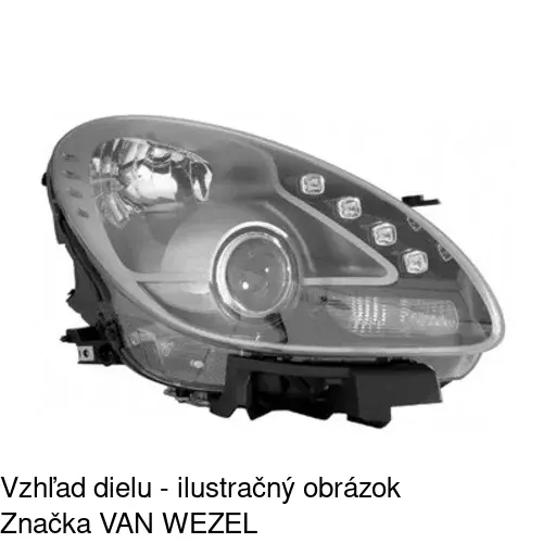 Hlavný reflektor POLCAR 1421103U