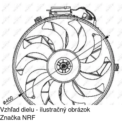 Ventilátory chladičov POLCAR 201523W2 - obr. 1