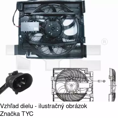 Ventilátory chladičov POLCAR 201623W3