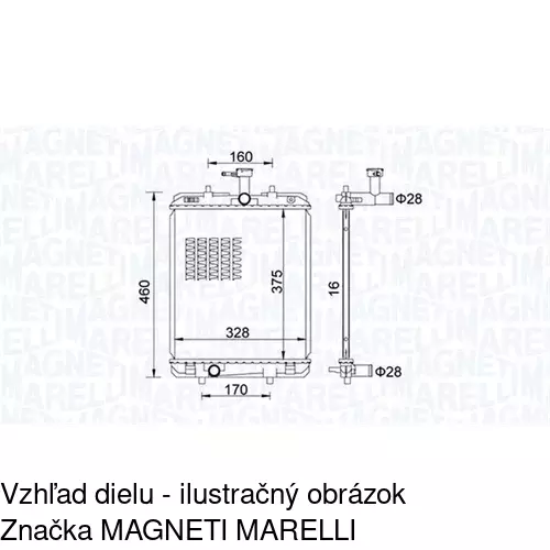 Chladiče vody POLCAR 230108-3 - obr. 1