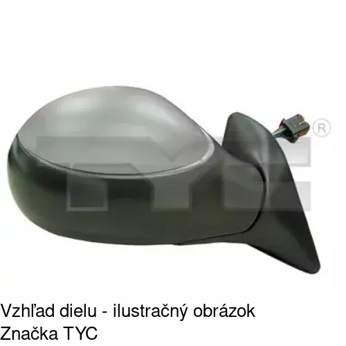 Vonkajšie zrkadlo POLCAR 2327529E