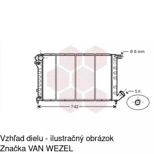 Chladiče vody POLCAR 235008A5 - obr. 5