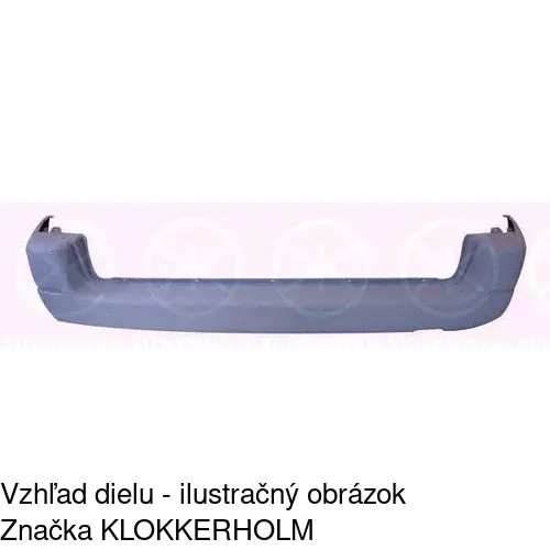 Zadný nárazník POLCAR 235096-4