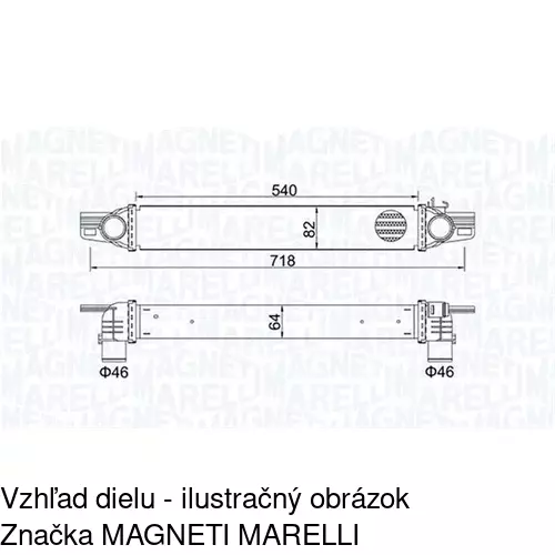 Chladiče vzduchu (Intercoolery) POLCAR 2391J8-1