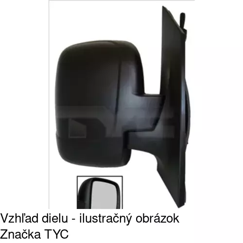 Vonkajšie zrkadlo POLCAR 2396517E - obr. 2