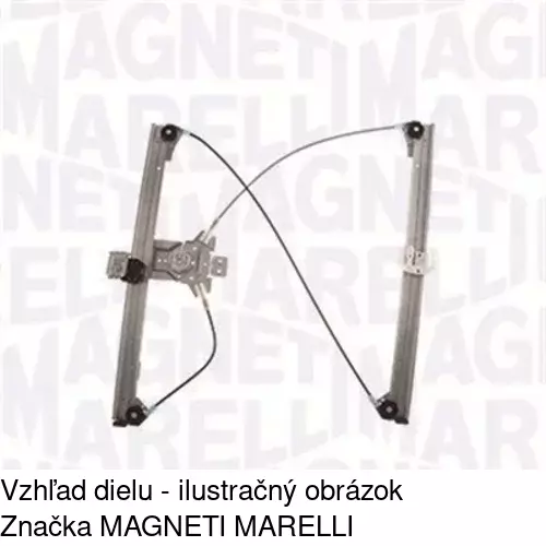 Elektrický mechanizmus okna dverí POLCAR 2397PSE1 - obr. 2