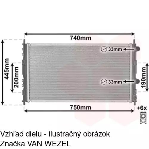 Chladiče vody POLCAR 241108-1 - obr. 1