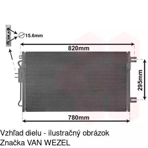 Chladiče klimatizácie POLCAR 2421K8C1 - obr. 2