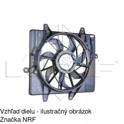 Ventilátory chladičov POLCAR 245023W1 - obr. 1