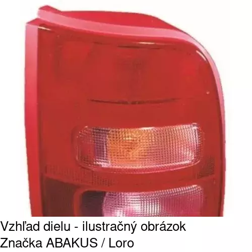 Zadné svetlo POLCAR 2706871E