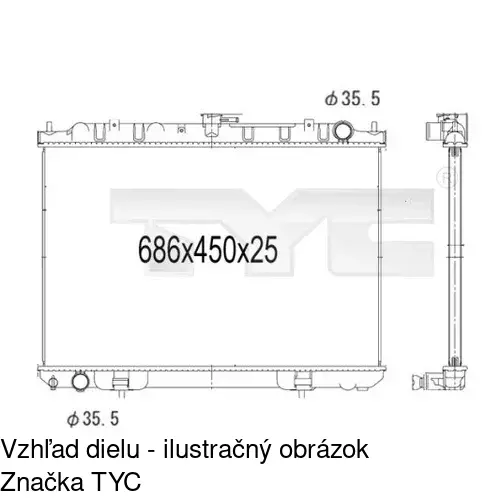 Chladiče vody POLCAR 274608-5