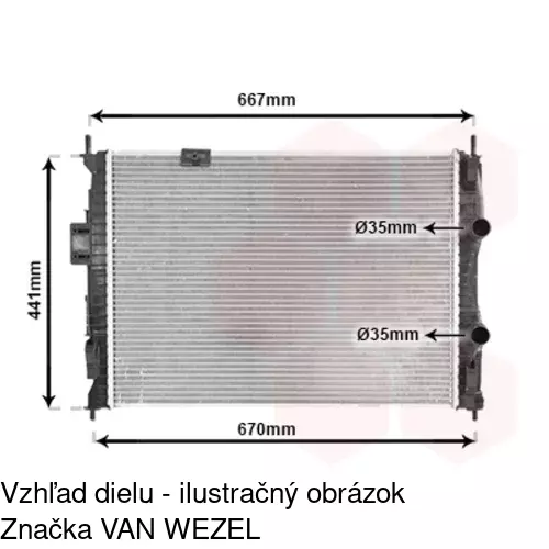 Chladiče vody POLCAR 275908-6 - obr. 4