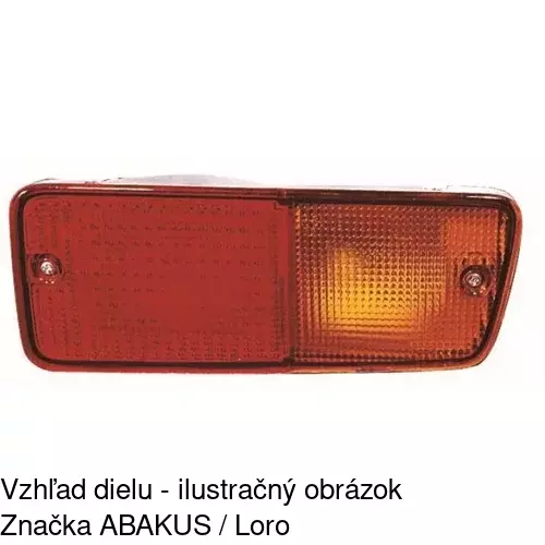 Zadné svetlo POLCAR 2775875E - obr. 1