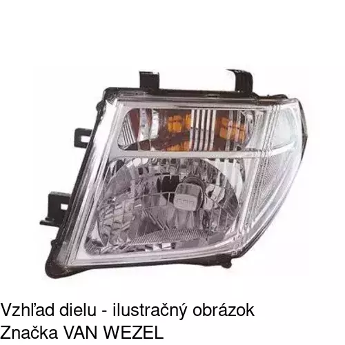 Hlavný reflektor POLCAR 278209-E - obr. 4