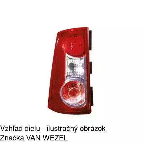 Zadné svetlo POLCAR 2800878E - obr. 1