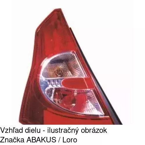 Zadné svetlo POLCAR 2805870E - obr. 1