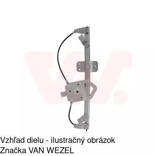 Elektrický mechanizmus okna dverí POLCAR 2820PSE2 - obr. 4