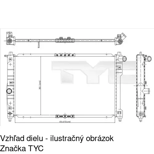 Chladiče vody POLCAR 292208-1