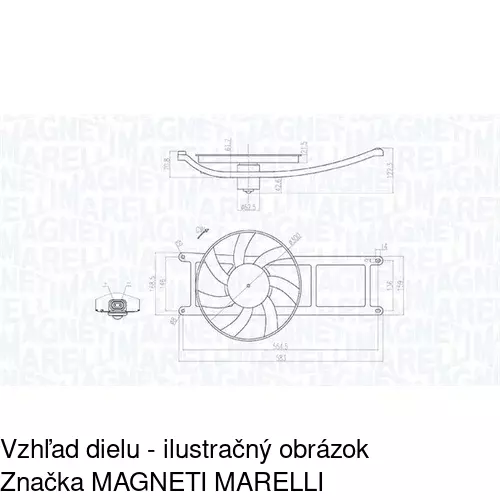 Ventilátory chladičov POLCAR 300323W1 - obr. 2