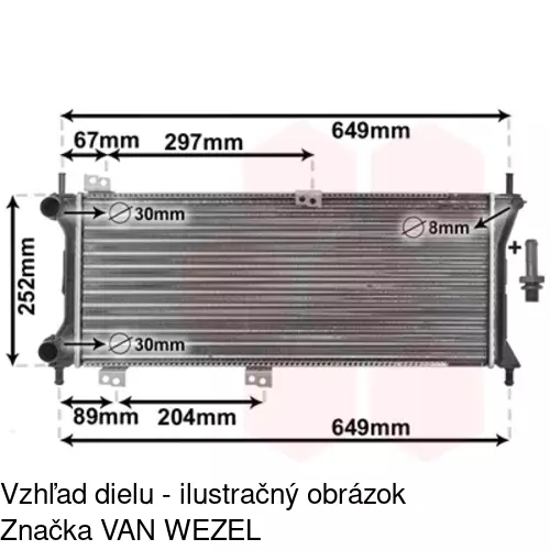 Chladiče vody POLCAR 300408-3 - obr. 4