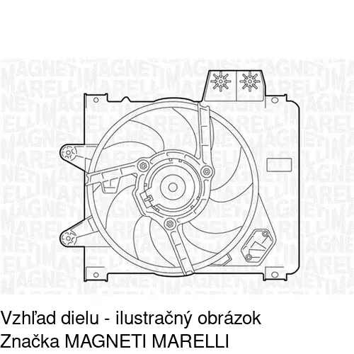 Ventilátory chladičov POLCAR 301723W4