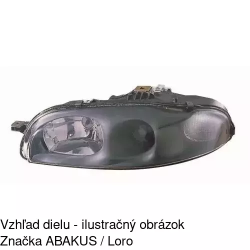 Hlavný reflektor POLCAR 3019101V - obr. 2