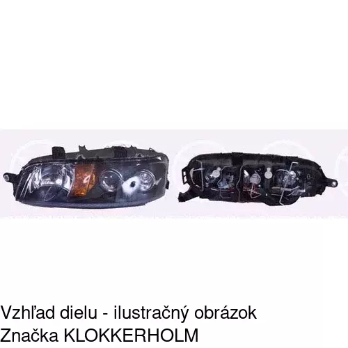 Hlavný reflektor POLCAR 3022098E - obr. 2