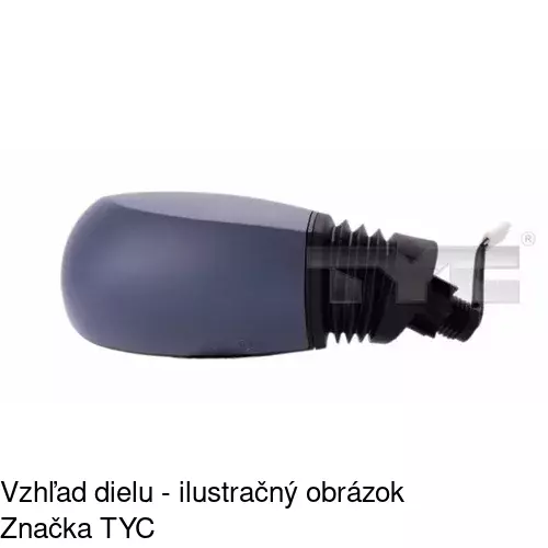 Rám vonkajšieho zrkadla POLCAR 302255PM