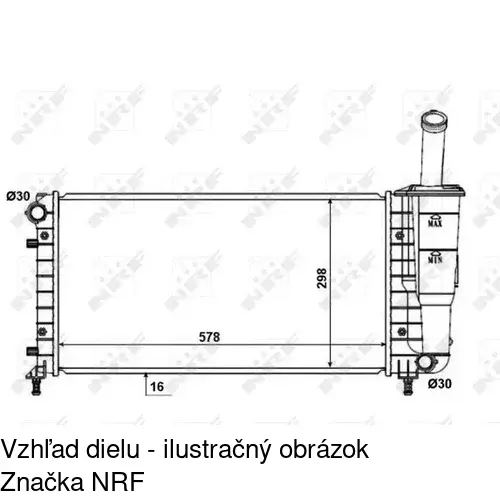 Chladiče vody POLCAR 302308A2 - obr. 1