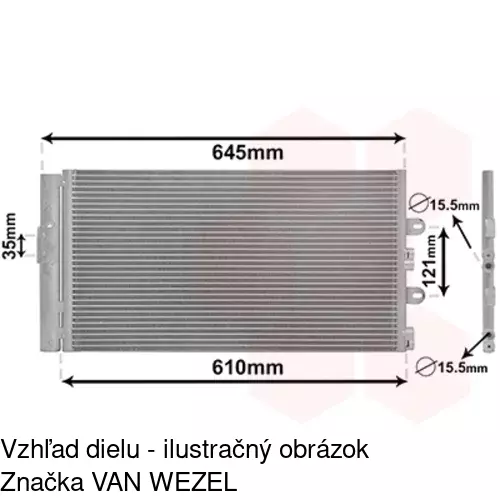 Chladiče klimatizácie POLCAR 3023K8C2S - obr. 2