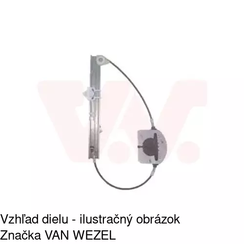 Elektrický mechanizmus okna dverí POLCAR 3024PSE7 - obr. 5