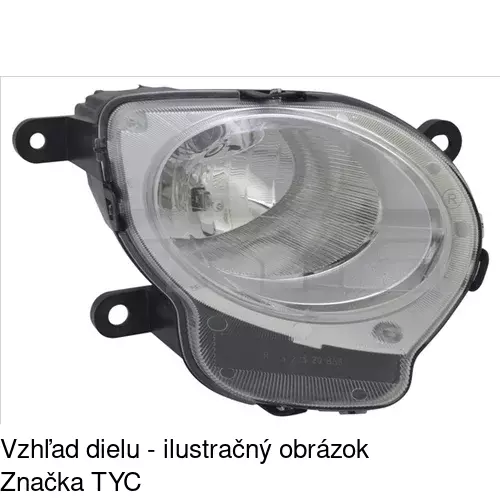 Hlavný reflektor POLCAR 3035094U