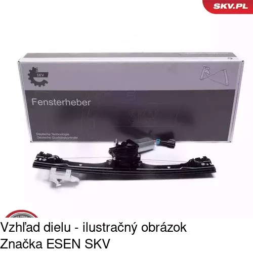 Elektrický mechanizmus okna dverí POLCAR 3035PSE1 - obr. 3