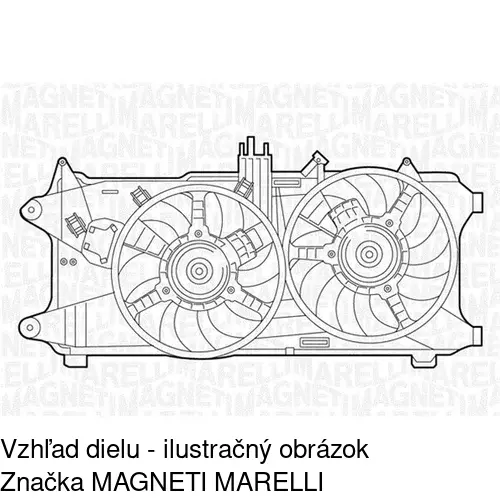 Ventilátory chladičov POLCAR 304023W7