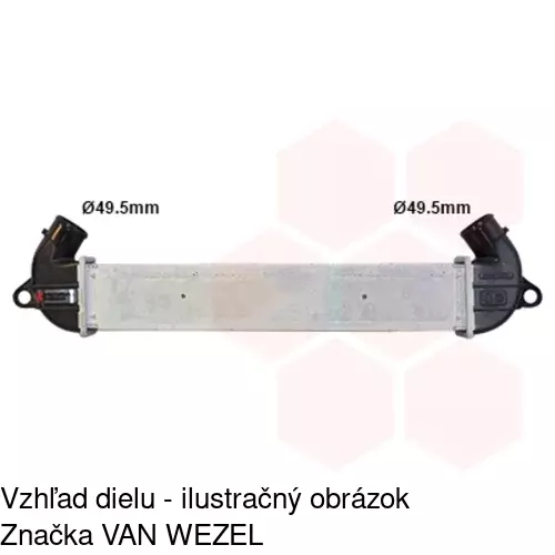 Chladiče vzduchu (Intercoolery) POLCAR 3040J8-1 - obr. 2