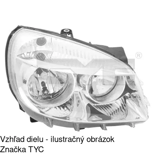 Hlavný reflektor POLCAR 304110-E