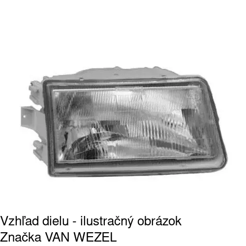 Hlavný reflektor POLCAR 3050090E - obr. 3