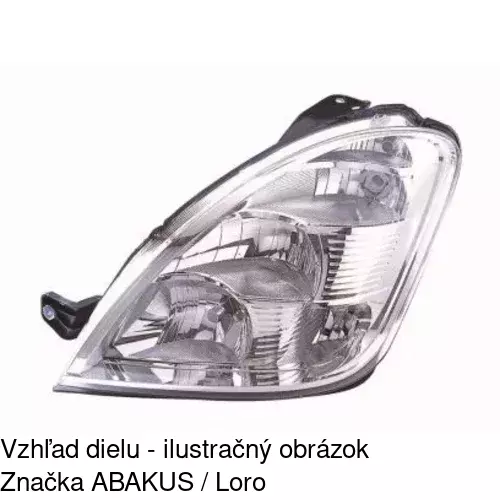 Hlavný reflektor POLCAR 308009-E - obr. 4