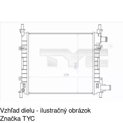 Chladiče vody 320008A2 /POLCAR/