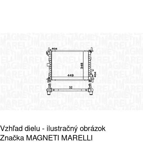 Chladiče vody POLCAR 320108A1 - obr. 1