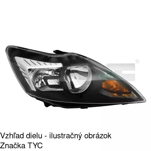 Hlavný reflektor POLCAR 3205103T - obr. 2