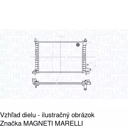 Chladiče vody POLCAR 321008A5 - obr. 1