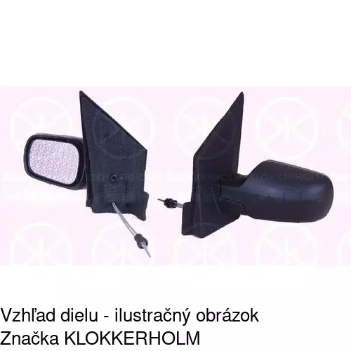 Vonkajšie zrkadlo POLCAR 3212511E - obr. 2