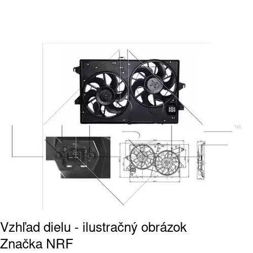 Ventilátory chladičov POLCAR 321823W3 - obr. 2